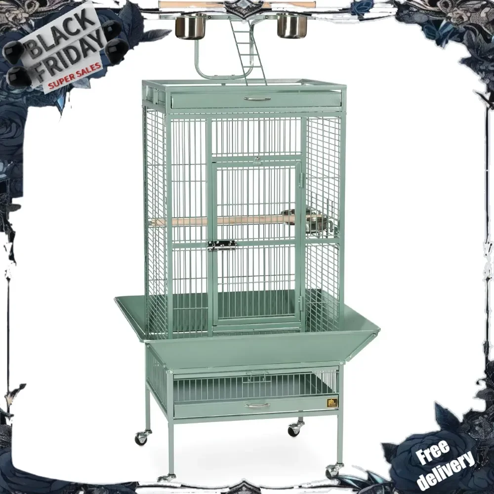 Select Bird Cage 3152SAGE Sage Green, 24-Inch by 20-Inch by 60-Inch