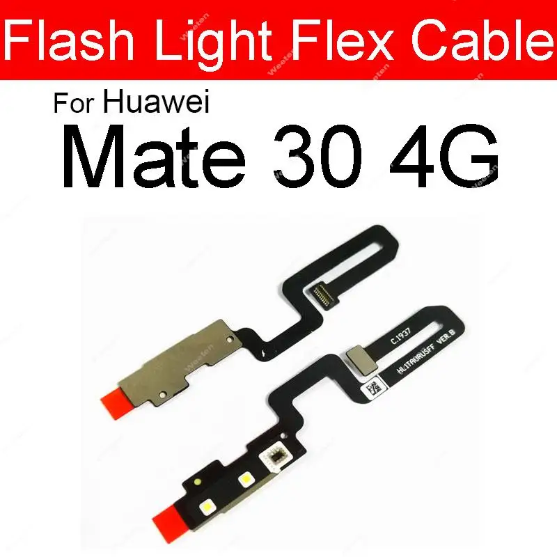 Capteur de proximité de lumière avec câble flexible, pièces de rechange pour Huawei Mate 30, 40 Pro Plus, 4G, 5G, Métonnante g 7, flash