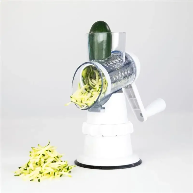 Hands free kitchen gadgets Multi-functional vegetable slicer, cutting machine, vegetable grinder, chopper, fruit rotary handle,