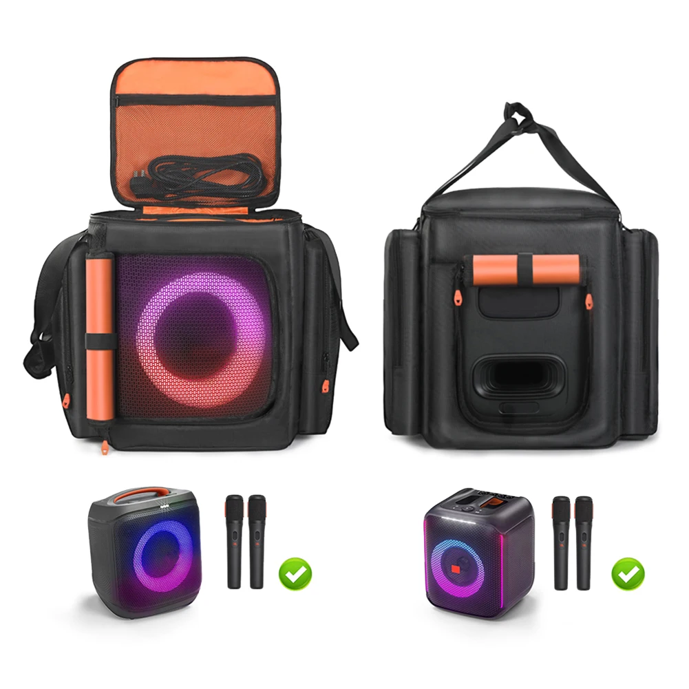 Для JBL Partybox Encore Essential 2, защитный чехол для динамика с мягкой подкладкой, водонепроницаемая двухсторонняя сумка для хранения динамиков Encore Essential
