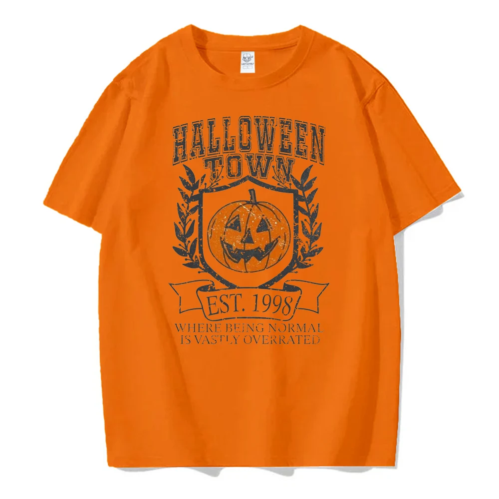 Happy Halloween Pumpkins Halloween T Shirts Pumpkin Funny Halloween Costume Cotton Shirt Graphic T Shirts Y2k Top Harajuku Tops