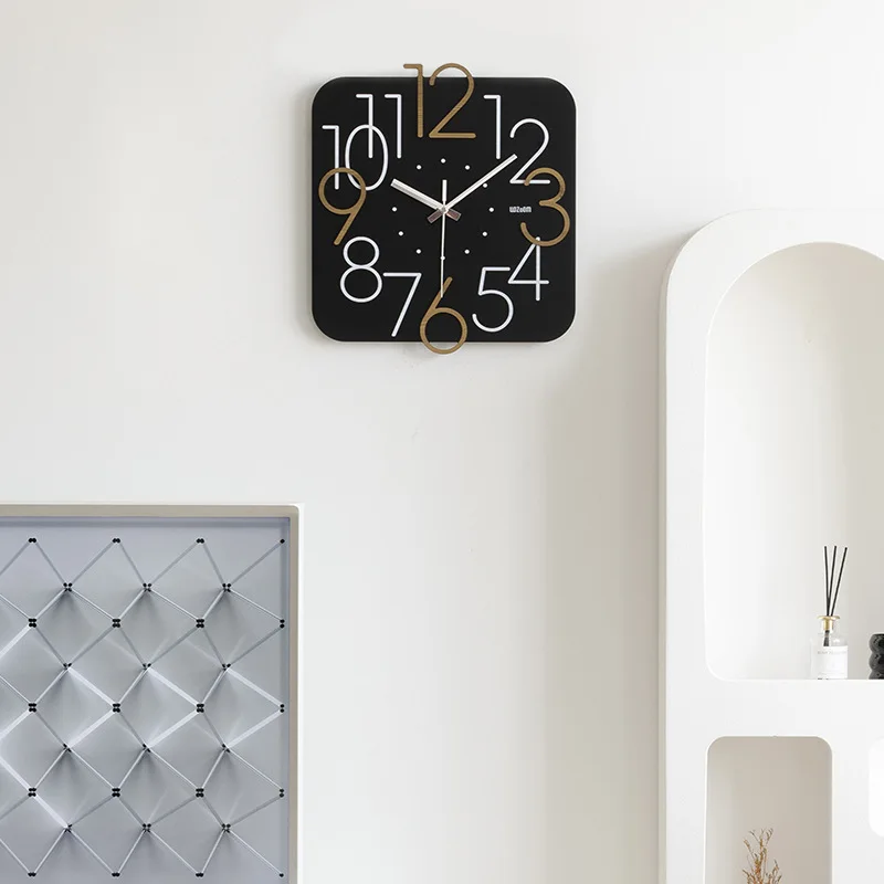 

Modern simple clock wall clock living room home decoration wall creative clock dining room atmosphere