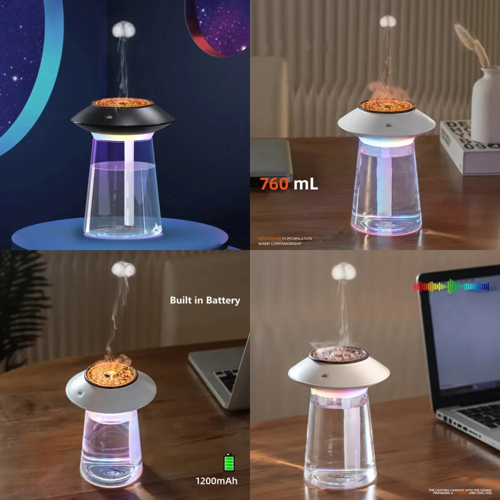 

Efficient, Silent, and Stylish Portable Ultrasonic Air Humidifier - Ideal for Home and Office Use. Enjoy the Temporary Aesthetic