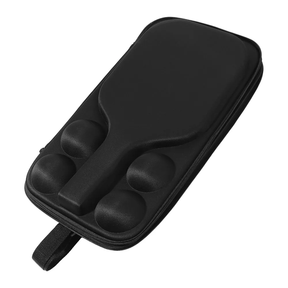 Waterproof Pickleball Paddle Storage Case Portable EVA Racket Organizer Hard Shell Large Capacity Table Tennis Racket Bag