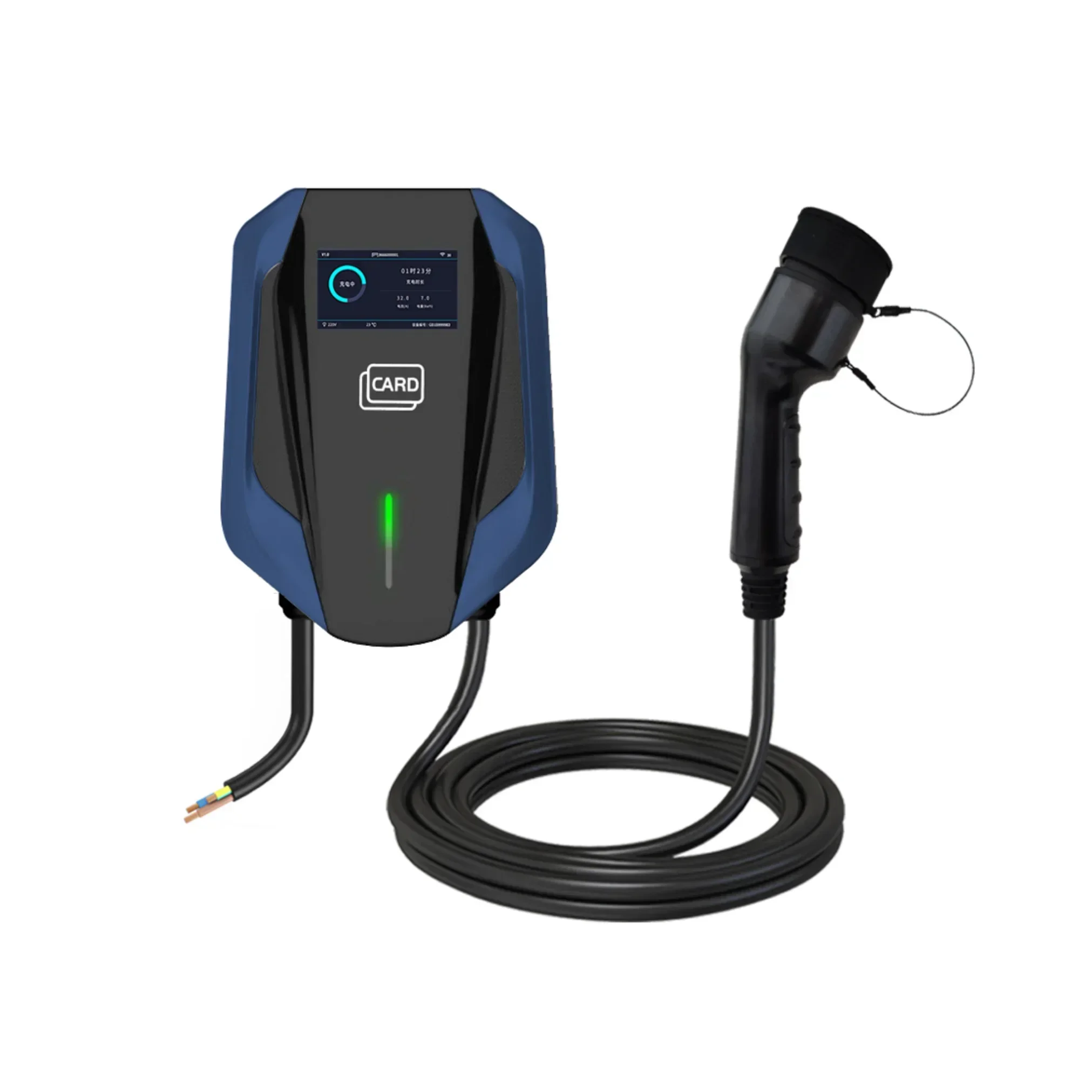 

manufacturer EU Type2 MENNEKES 32A 22kW Floor-mounted ev charging station for home