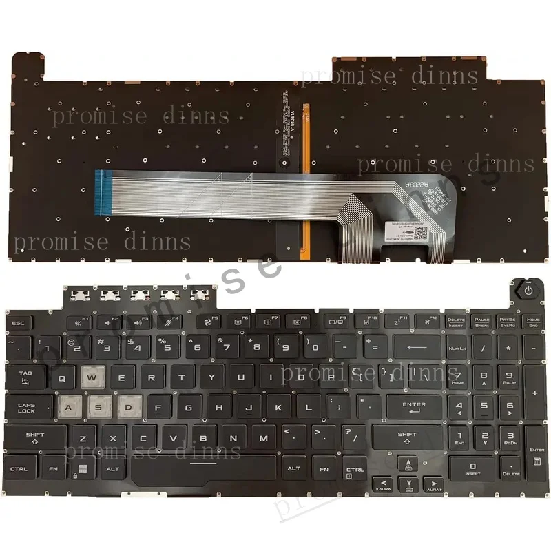 M  New US Keyboard Backlit For ASUS TUF Gaming FX506HCB FX506HEB FX506HM Backlit