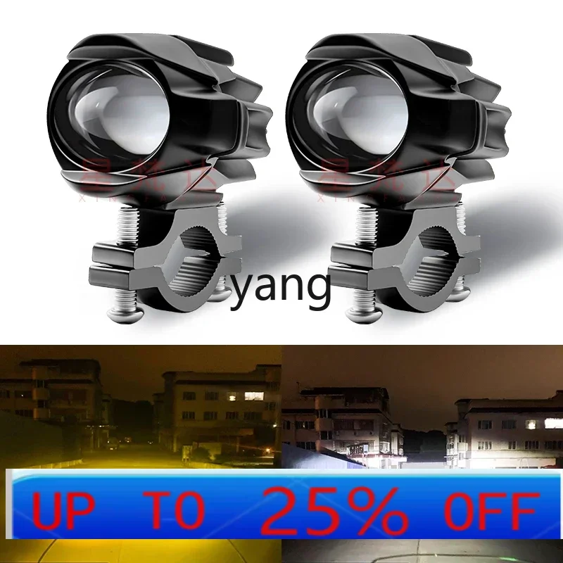 

CX electric vehicle LED headlights mini strong light hidden modified super bright paving lights