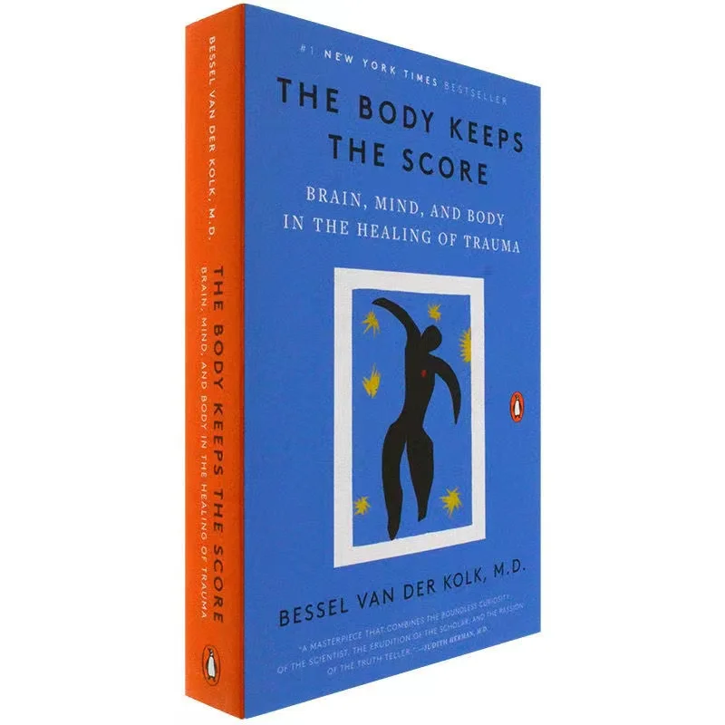 1 книга The Body Keep The Scor By Bessel Van Der Kolk M.D расстройства тревожности, английская книга в мягкой обложке