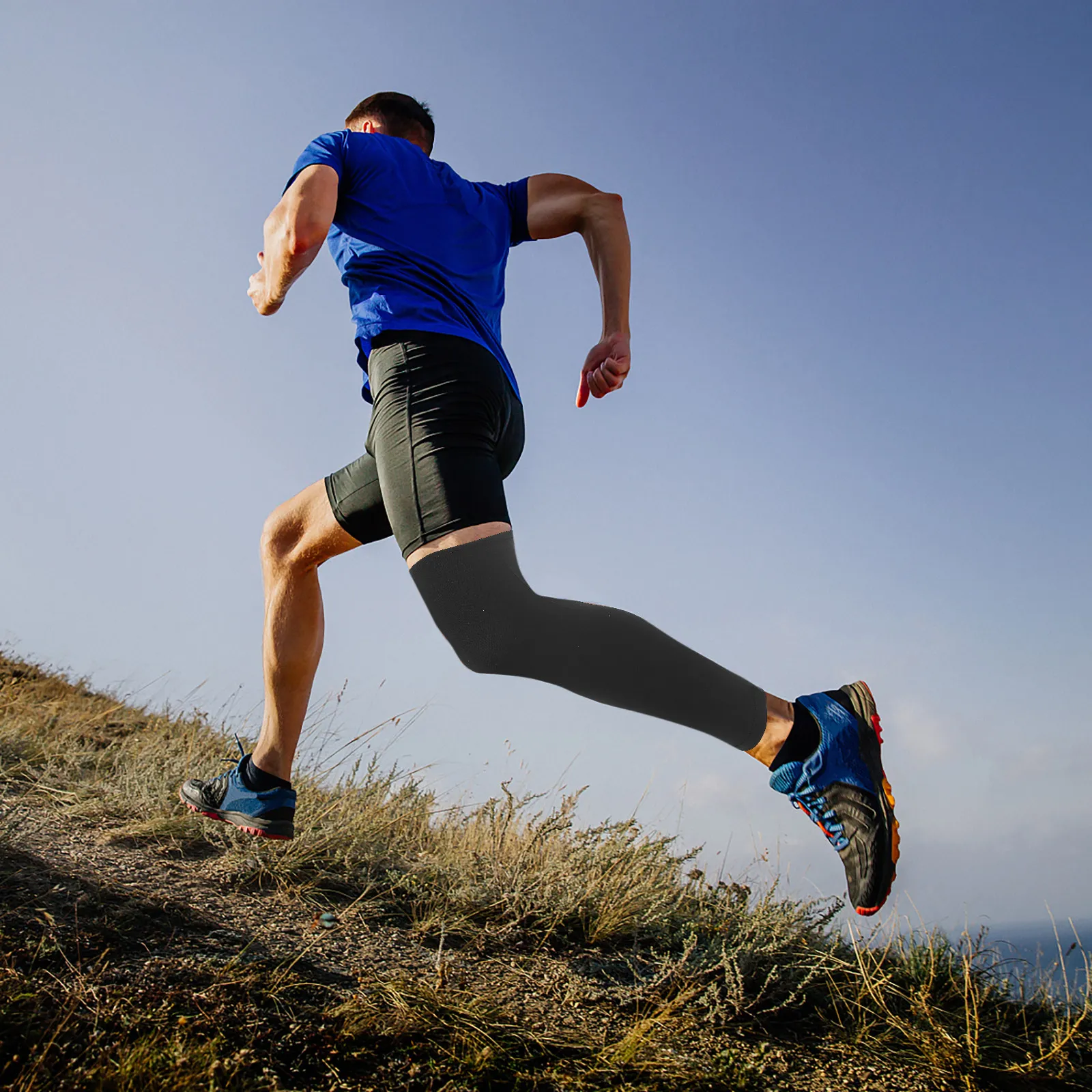 

Комплект из 8 компрессионных спортивных рукавов для икр, высокоэластичные дышащие рукава для бега, защита икр для мужчин и женщин, для активного отдыха