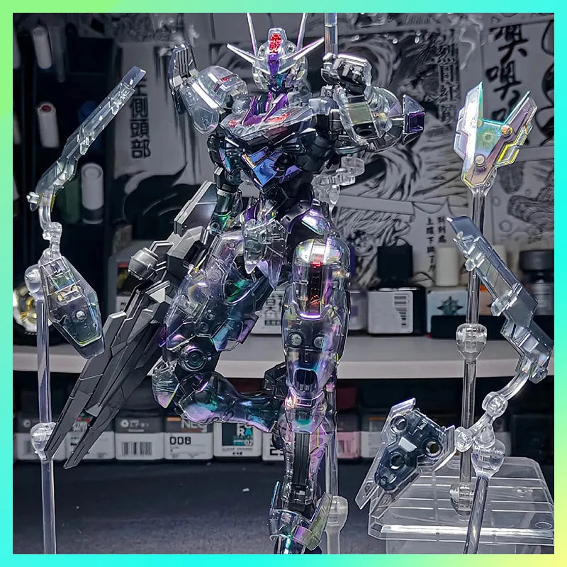 【Produk baru】KL FM MG1/100 FENGLING Full Mechanics Mercury Witch skema warna laser Model Kit Perakitan Figur Aksi Mainan Hadiah