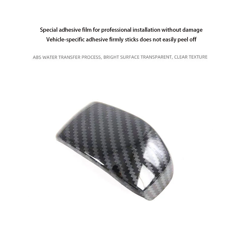For Toyota Camry XV80 9th Gen 2025 2024 Gear Shift Knob Cover Carbon Fibe Gear Head Cover Trim Sticker Decoration Accessories 2
