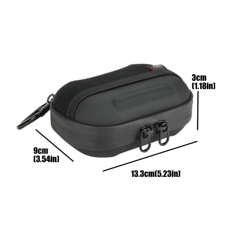 Speaker Carrying Case with Molded Rigid Shell, Two-Pull Access, and External Clip for GO5/GO4/GO3 Outdoor Carrying, Travel, and