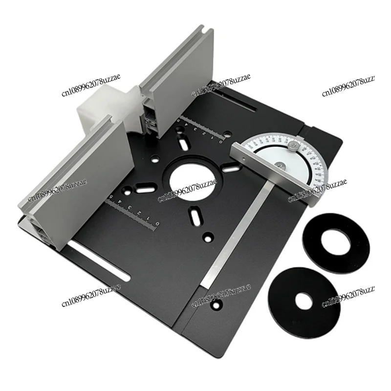 Router Lift System and Aluminum Router Table Insert Plate, Electric Trimmer Wood Engraving Router Slotting Machine