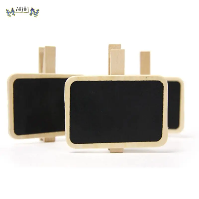 1 Pc Paper Clips Cute Mini Standing Wooden Photo Holder Card Paper Note Memo Clip Desk Decoration