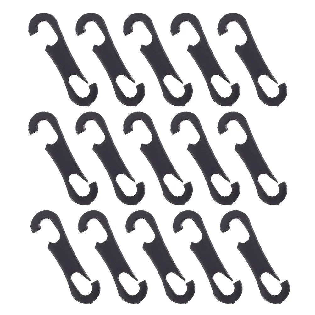 

500Pcs Car Seat Cover Hooks Flat Design Easy Install Durable Plastic for Sunshades Snow Covers Interior Hangers
