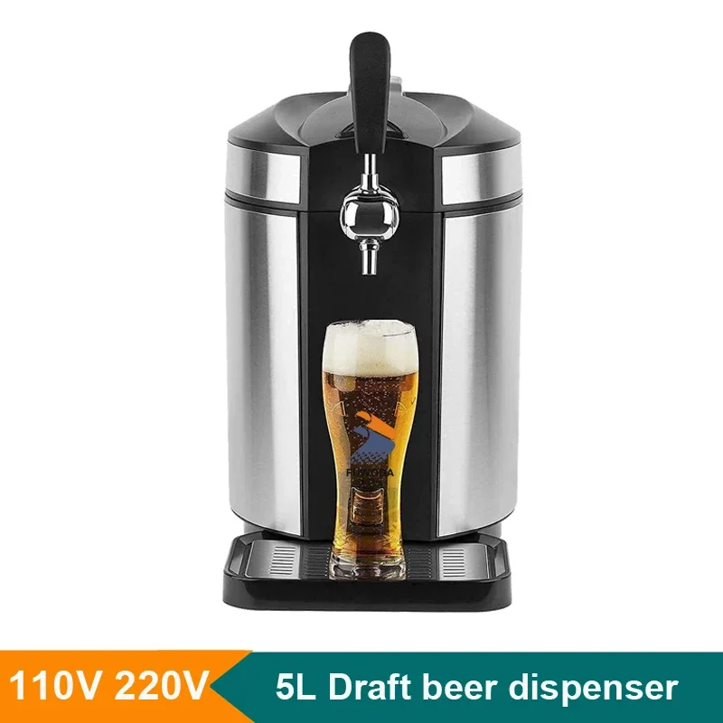 Hot new model  Keg Automatic Self-brewing Beer Equipment Mini Air-cooled Draft  Dispenser Small Barbecue    Machine