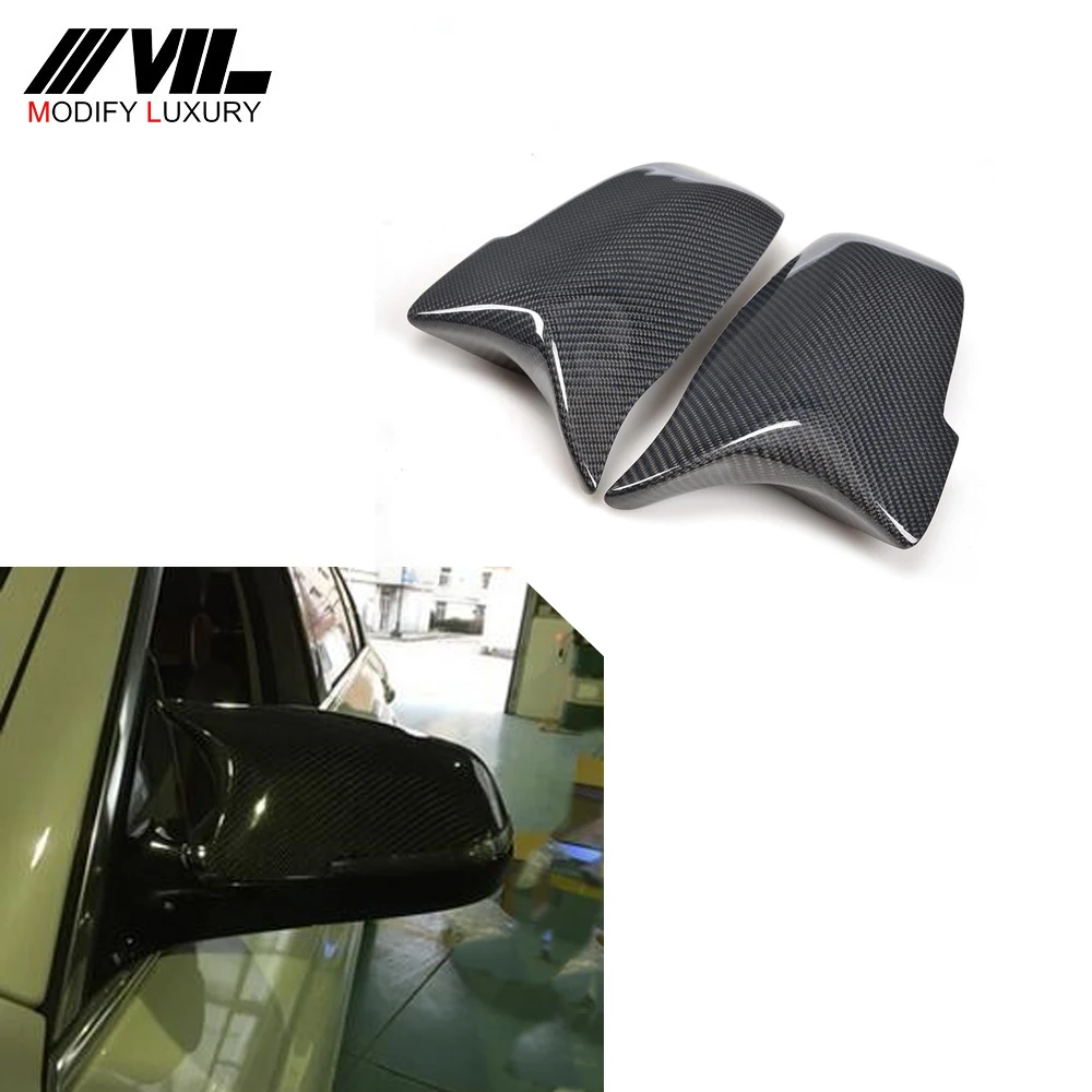 F01 F12 Tuning Replacement Car Carbon Rearview Back Mirror Cover 6 7 Series