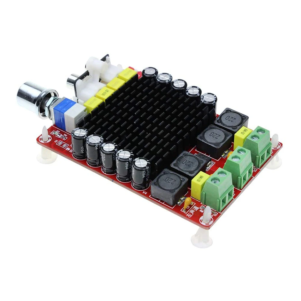 TDA7498 Audio Stereo Amplifier Board DC14-34V XH-M510 High Power Digital Amplifier Board Overheat Protection High Efficiency