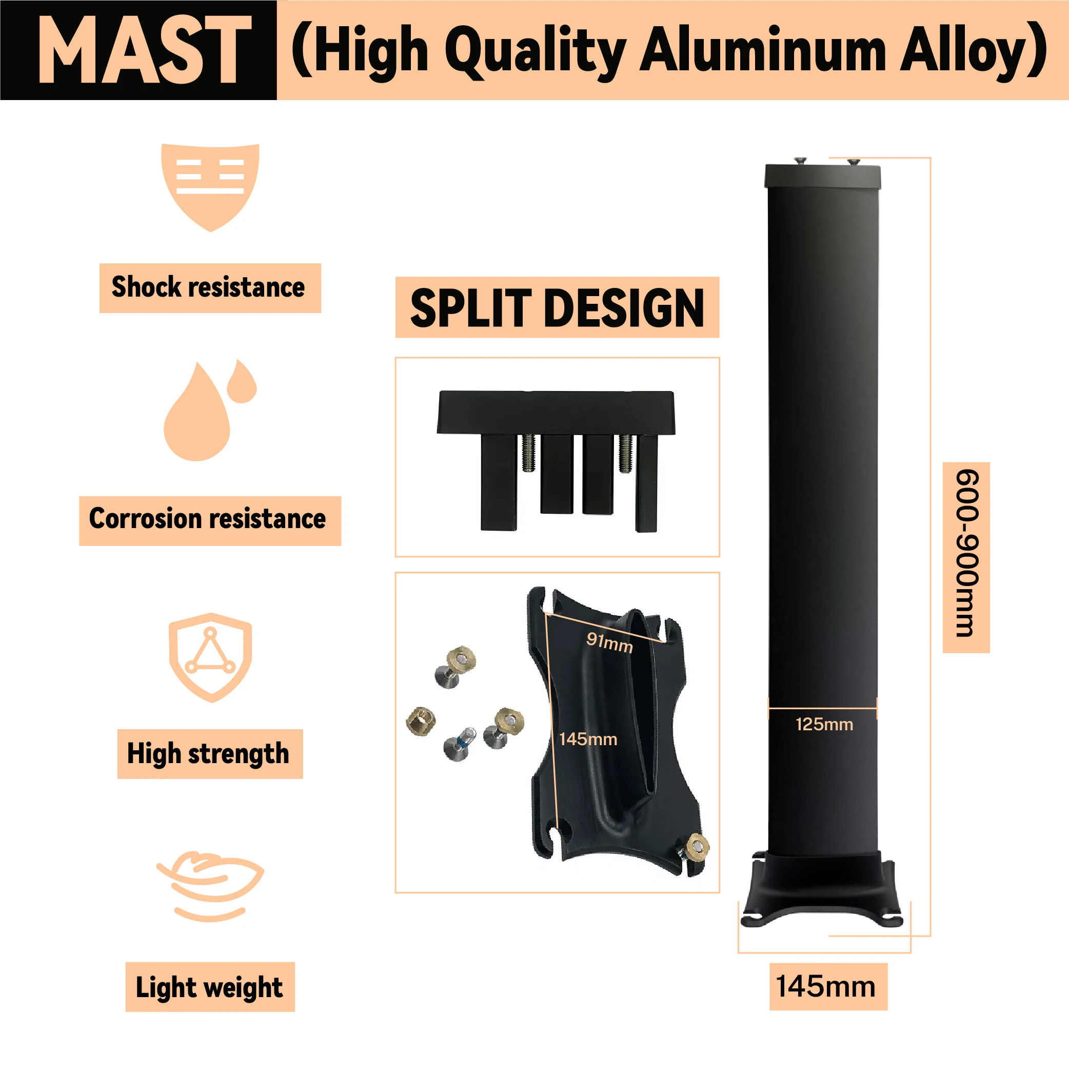 CY1310 Big Wing Electric Surfboard Carbon Wings and Aluminum Mast for Ocean Waters & SUP