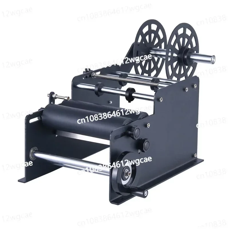 Hand Labeling Machine Round Bottle   Small Simple   Manual Transparent Label Labeling Machine