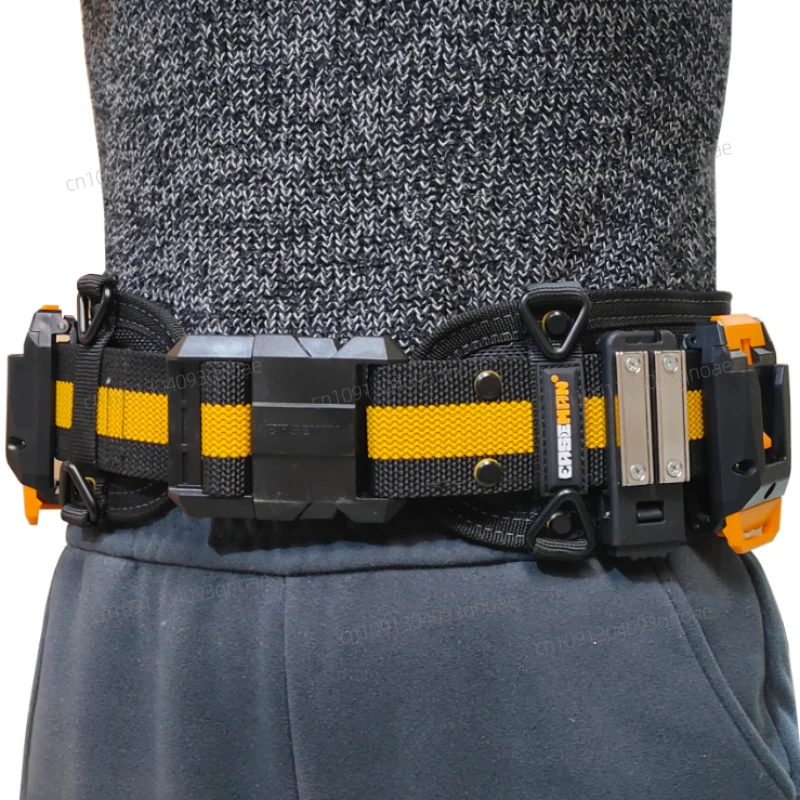 

Tool Bag Belt Quick Hanging Removing Buckle Waist Tool Bag Belt Supporter Outdoor Tactics Belt Heavy Multi-functional Waterproof