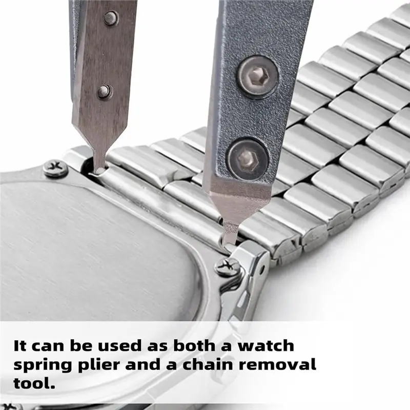 Accessory For Watch Strap Band Replacement Tool- Y-Shaped Spring Bar Tweezers, Metal Design For Watch Band Removal Eco-Friendly