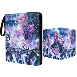 9 Pocket Anime Card Albums Card Book Premium Binder with Zipper for 540 Cards - Top Loading Pockets for Trading Card Games TCG