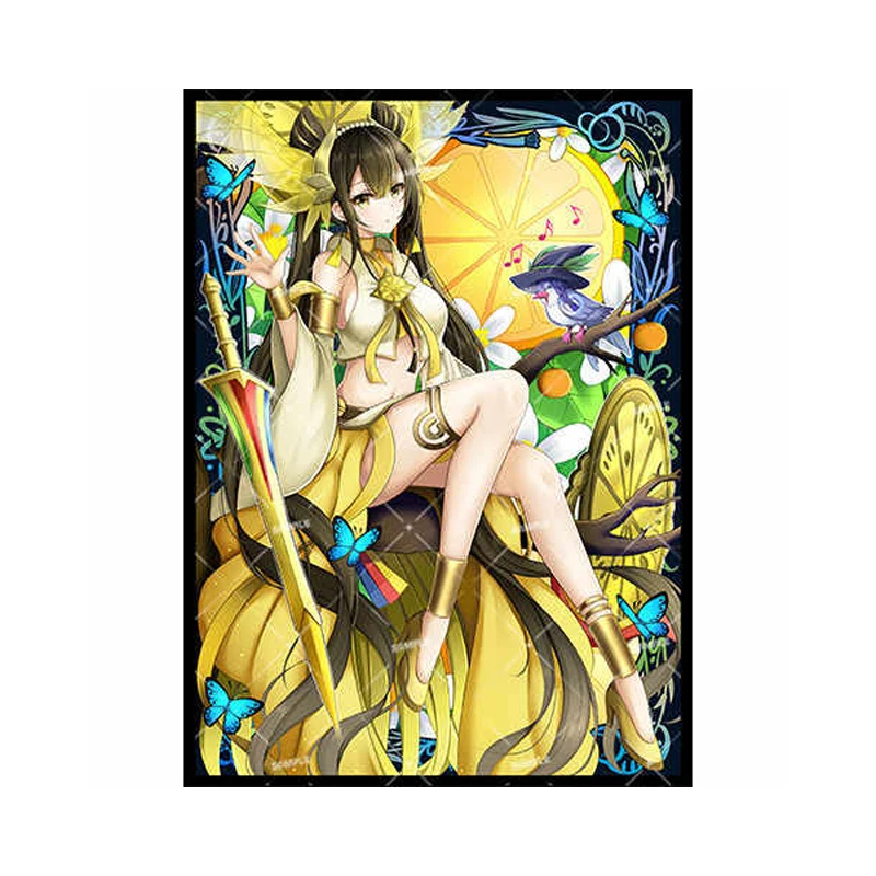 

50 шт./компл. 63X90 мм своими руками Yu-Gi-Oh! Ohime The Manifested Mikanko Card Sleeve Ygo Color Flash Card Защитная крышка Подарочные игрушки