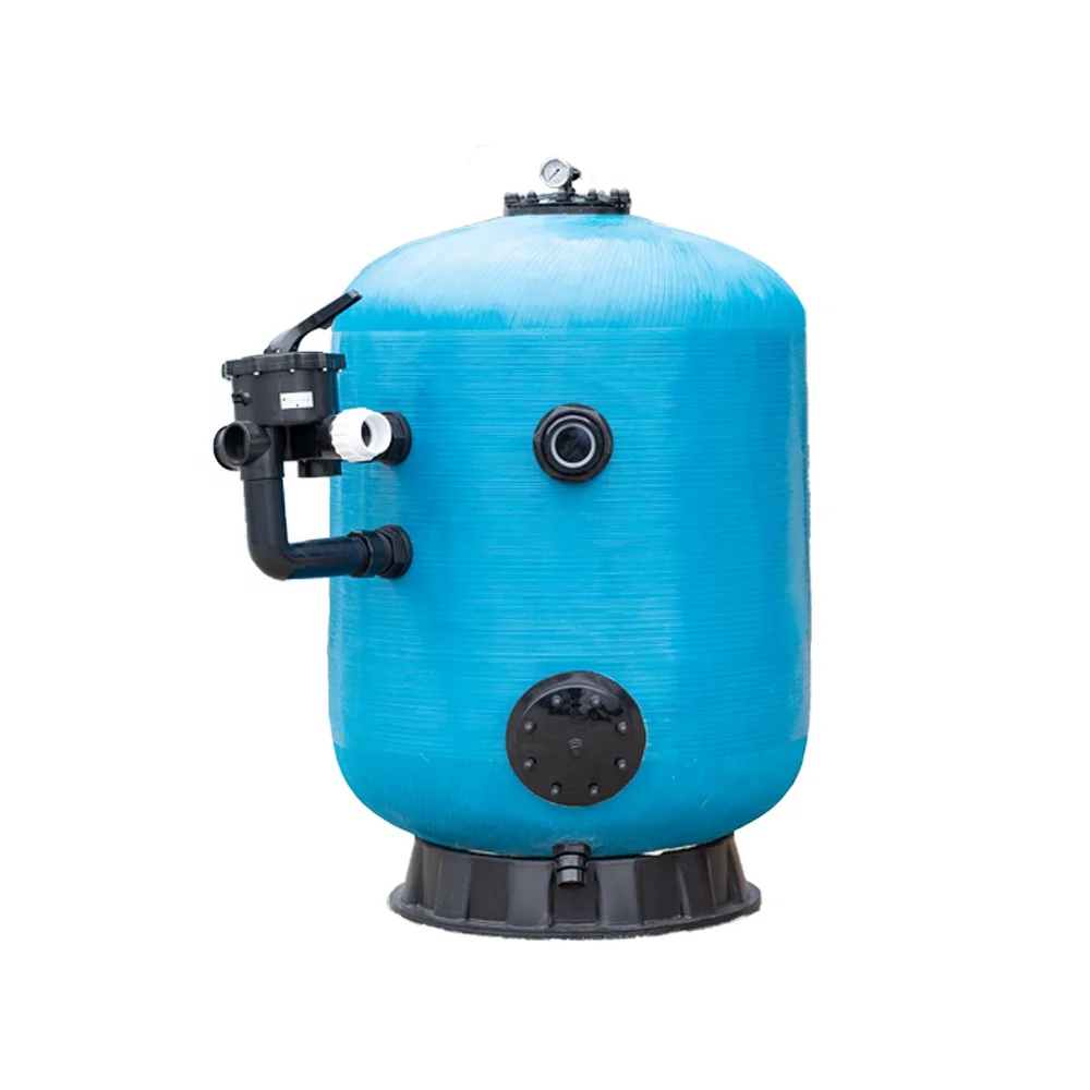 Inground Spa Swimming Pool Sand Filter Side Mount Large Fiberglass Flange Heighten Deep Sand Filter