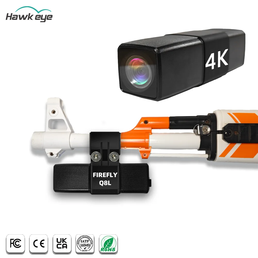 Hawkeye Camera Sport Camera 4K Ultra HD Riprese in prima persona Pratica all'aperto Vlogging Telecamera Hawkeye impermeabile