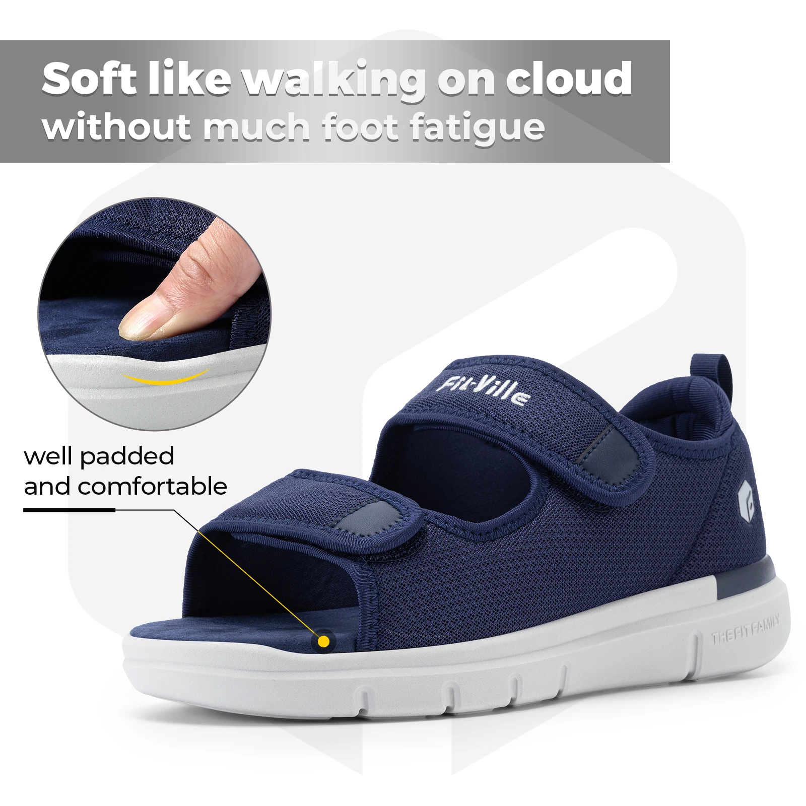 FitVille Herensandalen Zomer P - Men'S Shoes Plantar Fasciitis recensie en prijs