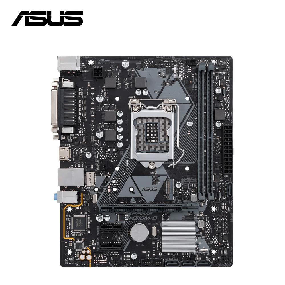 

ASUS PRIME H310M-D Used MAIN BOARD H310 Chipset H310 Motherboard Micro ATX Intel Motherboard LGA 1151 Supports Core 8th 9th Gen