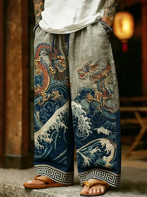 

2026 Summer Fashion New Trend Fun Wave Limited Edition 3D Printed Sports Pants Hip Hop Street Wear Men's and Women's Pants