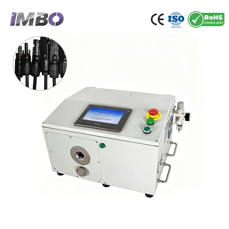 Semi-automatic Servo Nut Tightening Machine for Solar PV Connector Cable Wire Screwing Assembly 220V Torque Adjustable