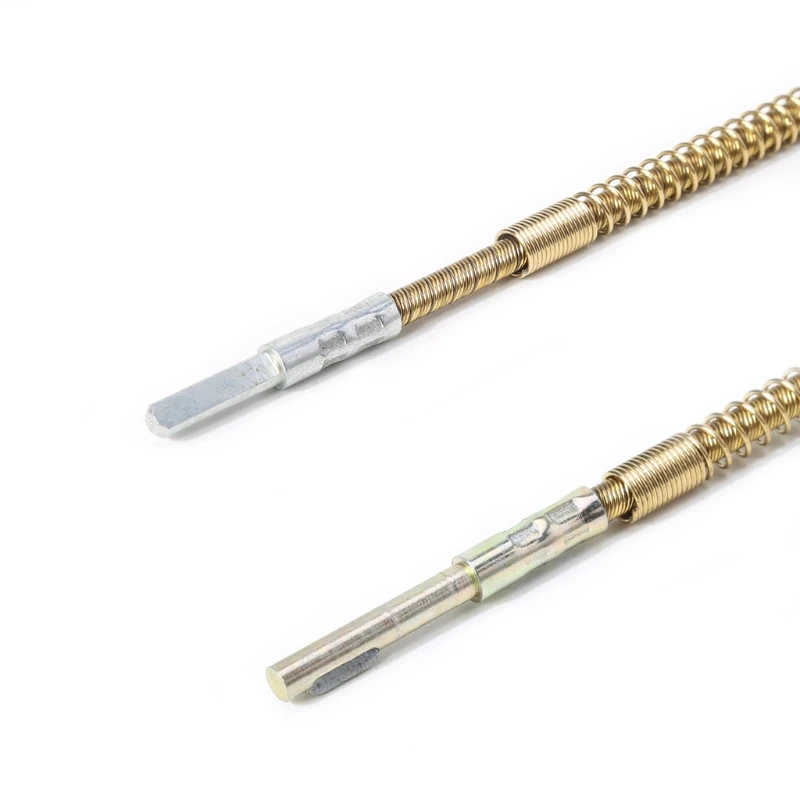 Cavo a tubo metallico a perno rivestito a molla da 98cm per albero flessibile smerigliatrice rotante dremel A0KF