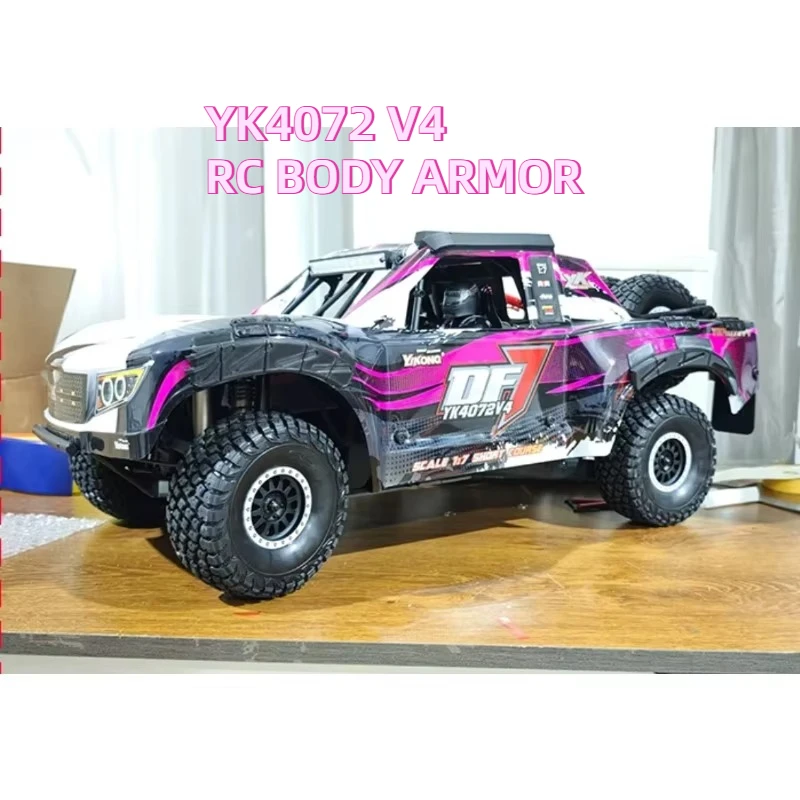 RC Body Armor Roof Protective Armor for YIKONG4072 V4 1/7 Short Course RC Truck Upgrade Accessories Non-Destructive Installation