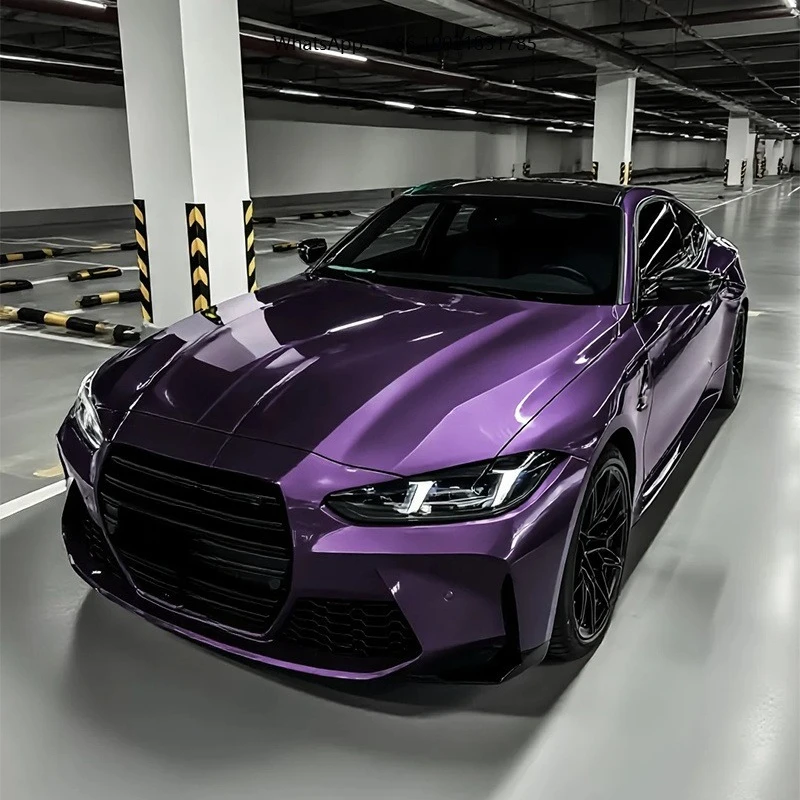 PESAFILM Hot Selling Midnight Purple TPU Vinyl Paint Protection Film Gloss Metallic Body Wrap Cars TPU Self-Healing PPF FILM