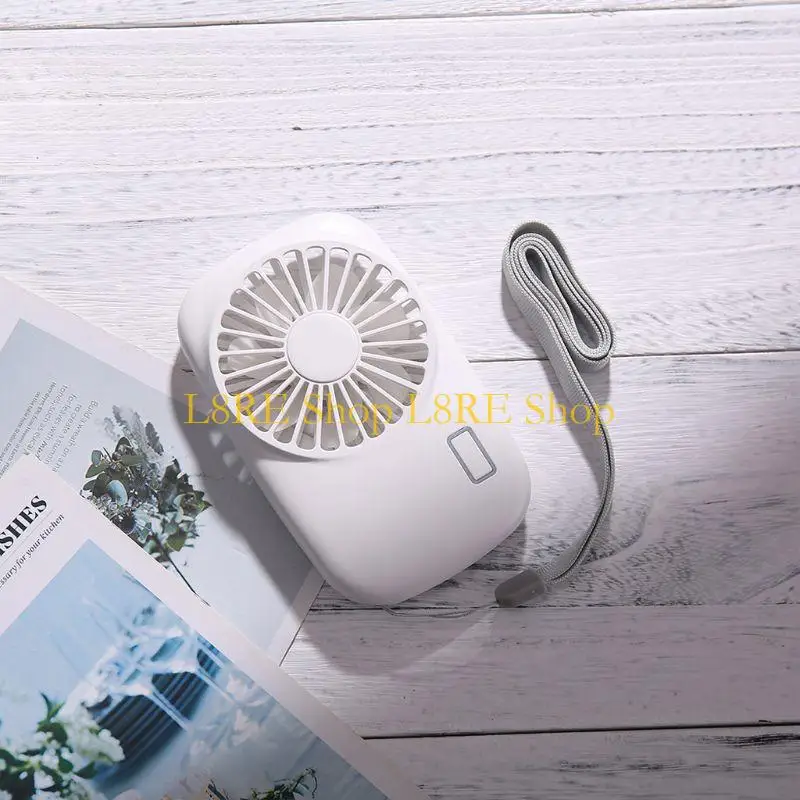 

L8RE Summer Portable Mini Fan 2 -й скорость регулируемый вентилятор USB Rechargable Desk Handheld