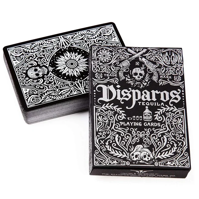 Ellusionist Disparos Czarne karty do gry Tequila Deck Kolekcjonerskie gry karciane do pokera