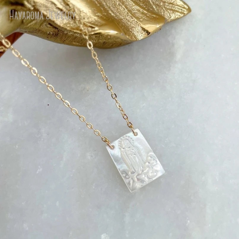 

10Pcs Our Lady of Fatima Religious Necklace Virgin Mary Jewelry