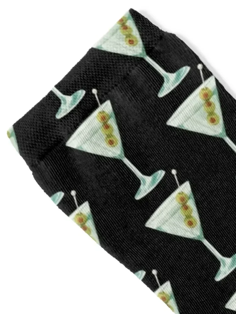 Olive Martini Cocktail Socks aesthetic Toe sports Male Socks Women's