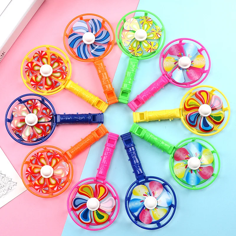 10 Pezzi Fischietti a Forma di Mulino a Vento, Giocattoli Divertenti per Bambini, Ideali per Feste di Compleanno, Riempimento per Piñata, Giocattoli per Bambini e Bambine