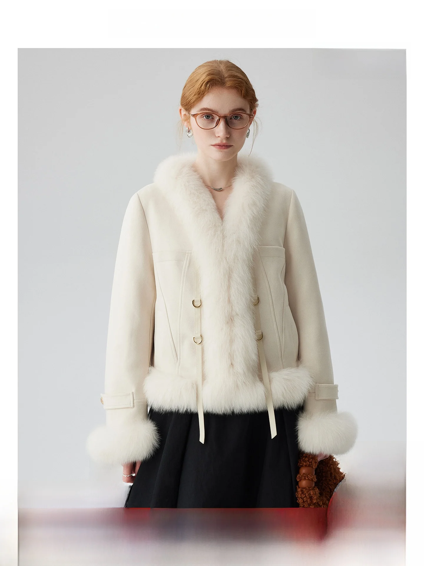 

Женское зимнее пальто из меха, утепленное, с длинными рукавами, в корейском стиле, однотонное, прямого кроя, большое, с наполнителем из гусиного пуха