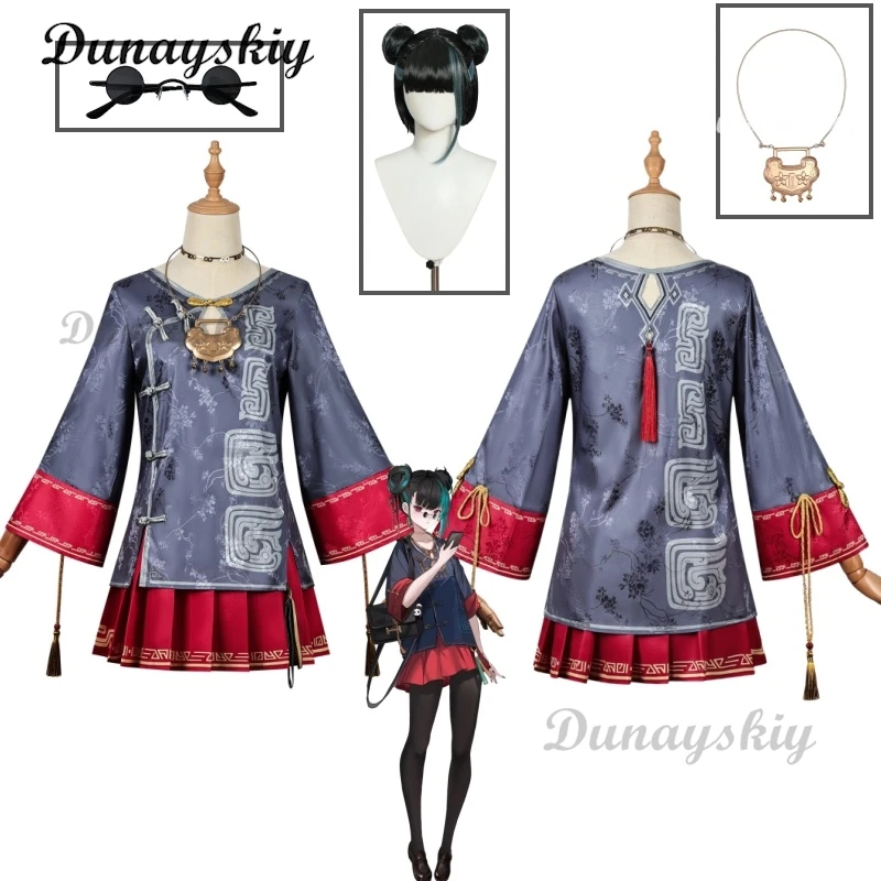 신상 드래곤 리턴 장수 잠금 코스프레 코스튬 가발, 할로윈 크리스마스 새해 만화 콘 게임, 애니메이션 파티 여성 의상