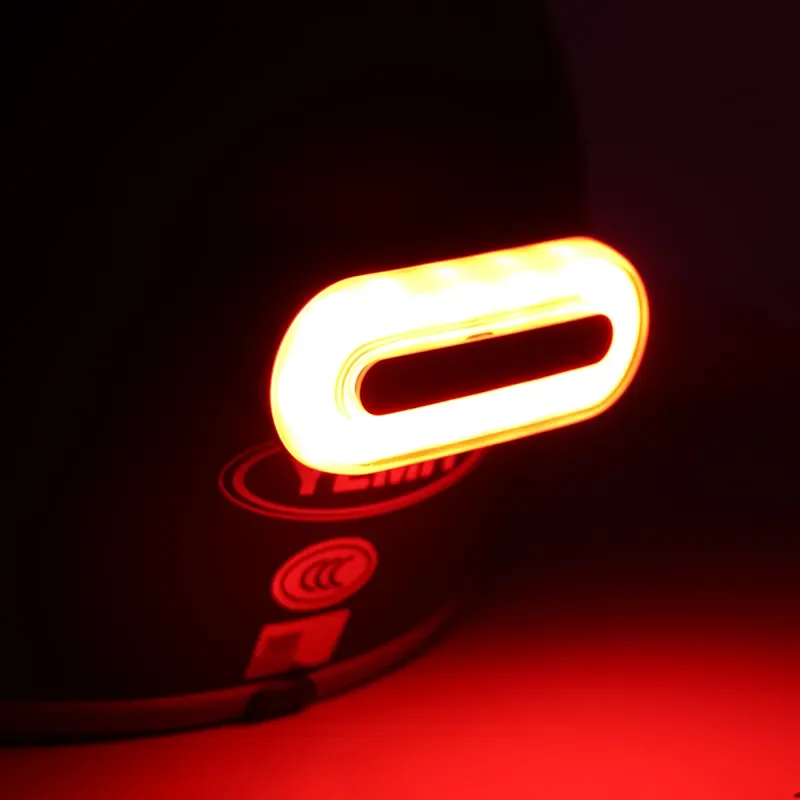 E-bike Helmet Led Light Rechargeable Led Safety Taillight For Bike Motorcycles Accessories Helmet Moto USB Bicycle Helmet Light