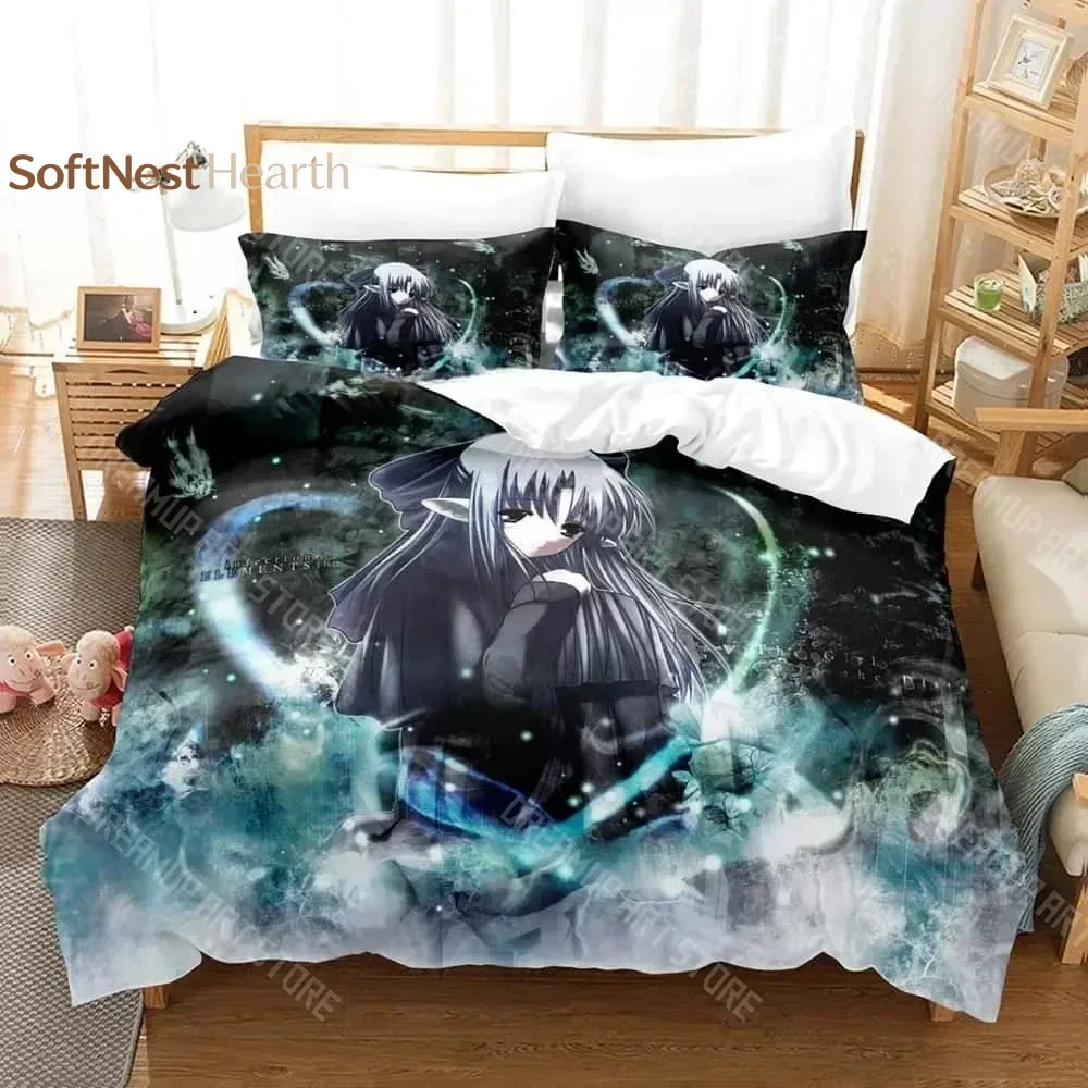 2026 3d Print Anime Game Melty Blood Neco Arc Bedding Set Single Twin Full Queen King Size Bed Set Adult Kid Bedroom Duvet Cover