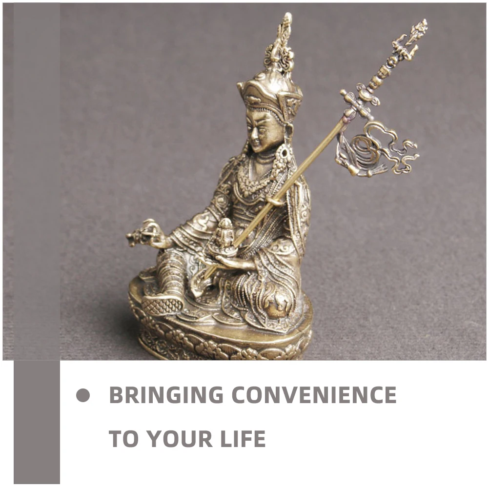 

Brass Craft Buddha Statue Ornament Home Office Decor Desktop Figurine Style Cultural Religious Decoration