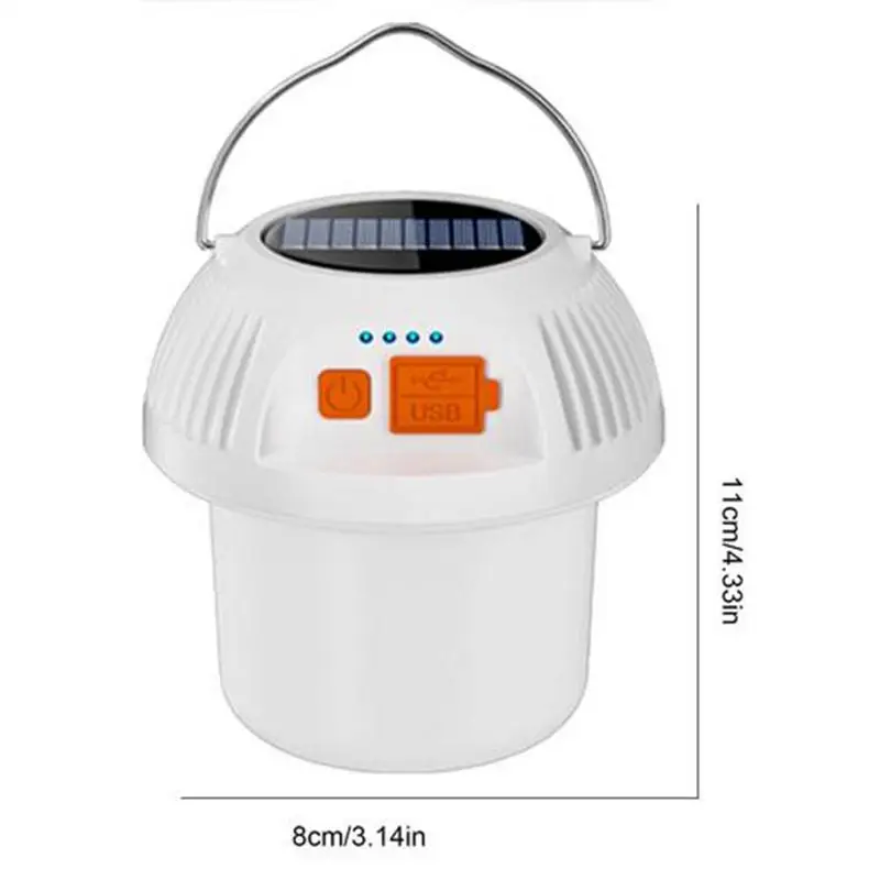 LED Tent Light IP45 Waterproof Outdoor Lamp With 3 Light Modes Power Bank Rechargeable Portable Light For Camping Hiking Power