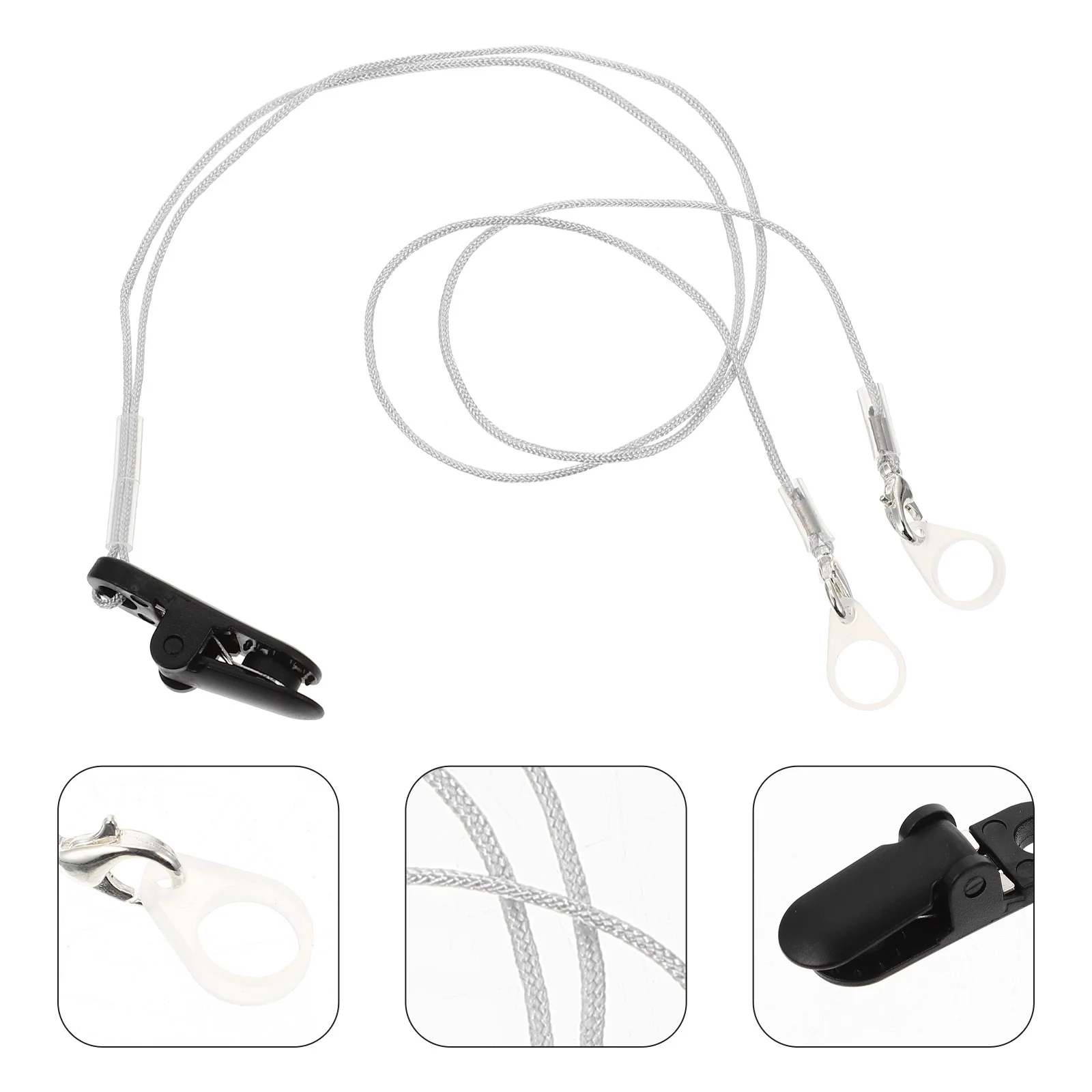 

1 комплект, подвесная веревка с защитой от потери для слуховых аппаратов, прочный материал, тонкое мастерство, простой в использовании стильный веревка для слуховых аппаратов, анти-потерянная веревка