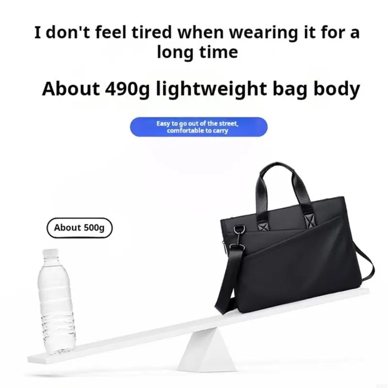 Spacious Laptop Bag Comfortable Shoulder Water and Dust Proof Bag For 14Inch 83CF